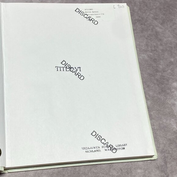 If You Were There In 1776 By Barbara Brenner 1994 Hardcover Childrens Book - Picture 2 of 9